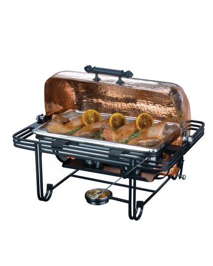 American Metalcraft MESA72C Full Size Chafer w/ Roll-top Lid & Chafing Fuel Heat