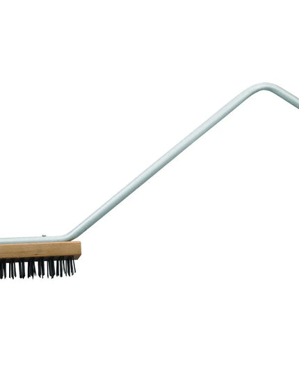 Bàn Chải Cọ Vỉ Nướng Thương Mại Winco BR-31 Lông Thép Cán Sắt Mạ Kẽm 78.7 cm