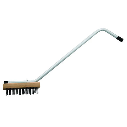 Bàn Chải Cọ Vỉ Nướng Thương Mại Winco BR-31 Lông Thép Cán Sắt Mạ Kẽm 78.7 cm