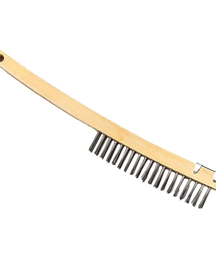 Bàn Chải Thép Cán Gỗ American Metalcraft 1347 Lông Thép Cứng