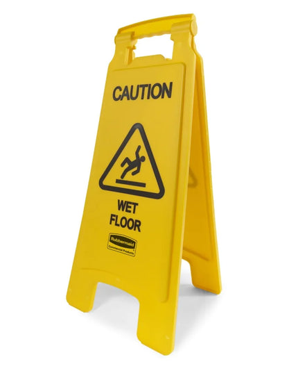 Bảng Hiệu Sàn 2 Mặt Rubbermaid FG611277YEL - "Caution Wet Floor", Vàng