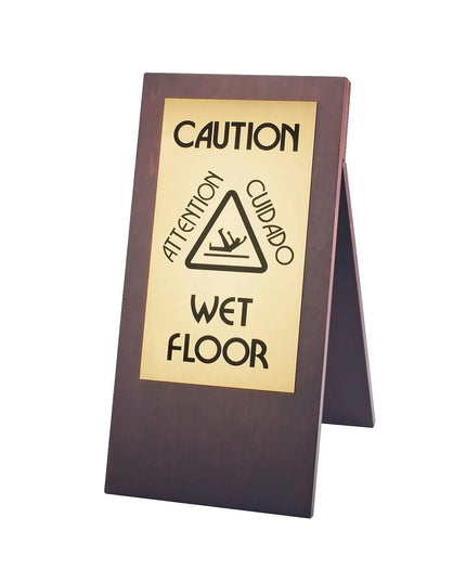 Bảng Hiệu Sàn Ướt Bằng Tre Cal-Mil 852-52, 30.5 x 44.5 x 55.9cm