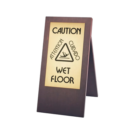 Bảng Hiệu Sàn Ướt Bằng Tre Cal-Mil 852-52, 30.5 x 44.5 x 55.9cm