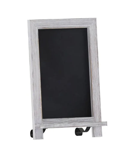 Bảng Phấn Có Chân Flash Furniture HFKHD-GDIS-CRE8-022315-GG - 24.1 cm Rộng x 35.6 cm Cao, Khung Gỗ Thông, Trắng