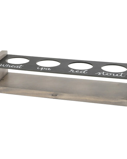 Bảng Thử Bia 4 Lỗ Cal-Mil 3480-110 Có Thể Viết Lên 33 x 10.2 cm Gỗ Thông Wash Xám