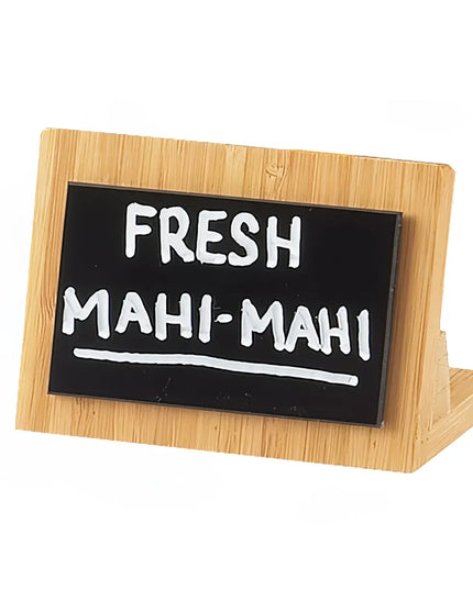 Bảng Thực Đơn Để Bàn Viết Tay Cal-Mil 1103-23-60 - 7 x 10.8 cm, Tre