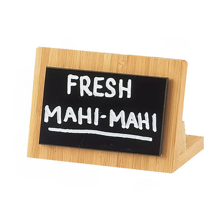 Bảng Thực Đơn Để Bàn Viết Tay Cal-Mil 1103-23-60 - 7 x 10.8 cm, Tre