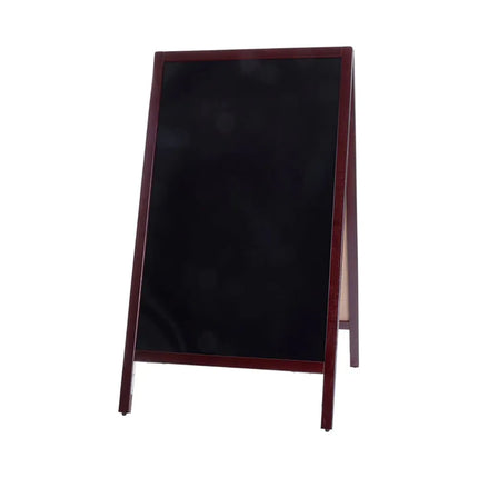 Bảng Viết Vỉa Hè Winco MBAF-4 Khung Gỗ Thông, (6) Bút Lông & (1) Khăn Lau, Màu Gỗ Gụ