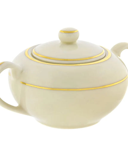 Bát Đường Viền Vàng Đôi 10 Strawberry Street CGLD0018 Sứ Kem/Vàng 237 ml
