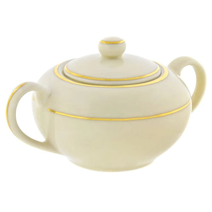 Bát Đường Viền Vàng Đôi 10 Strawberry Street CGLD0018 Sứ Kem/Vàng 237 ml