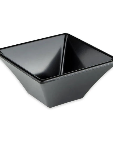 Bát Salad Vuông GET ML-278-BK 10 cm 240 ml - Melamine, Đen