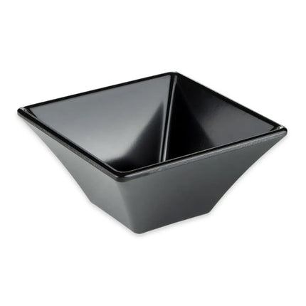 Bát Salad Vuông GET ML-278-BK 10 cm 240 ml - Melamine, Đen