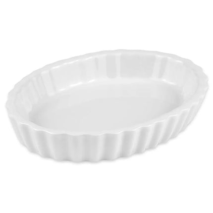 Bát Souffle Có Rãnh Hall China HL8530ABWA Sứ Trắng Sáng 192 ml