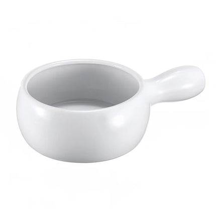 Bát Súp Hành Gốm Browne 744053W 473 ml Tay Cầm Ngang Màu Trắng