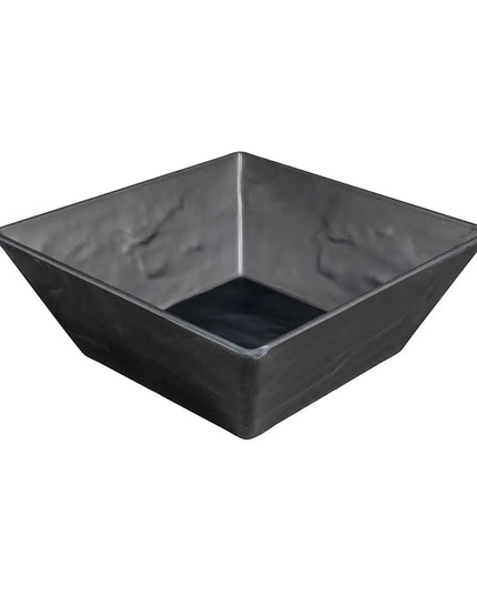 Bát Vuông Melamine Phục Vụ American Metalcraft FSMEL117 6.7 l Màu Đen