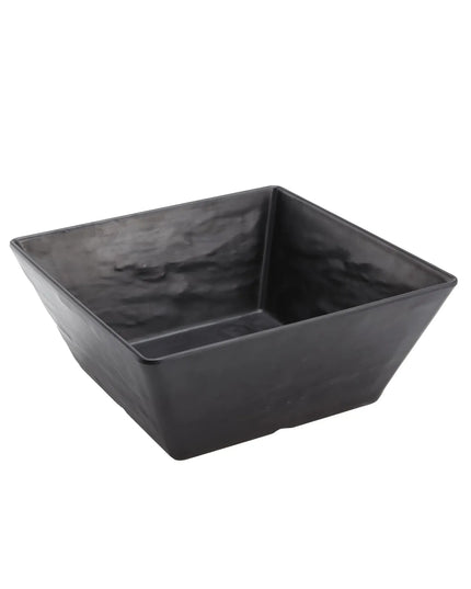 Bát Vuông Melamine Phục Vụ American Metalcraft FSMEL94 3.7 l Màu Đen