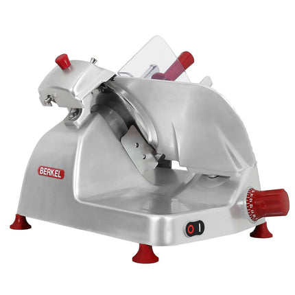 BERKEL | Commercial Pro Line XS25 Electric Gravity Feed Meat Slicer – Ø250 mm - 330 W - Silver