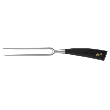BERKEL | Elegance Carving Fork – Stainless Steel - 18 cm - Gloss Black Resin Handle