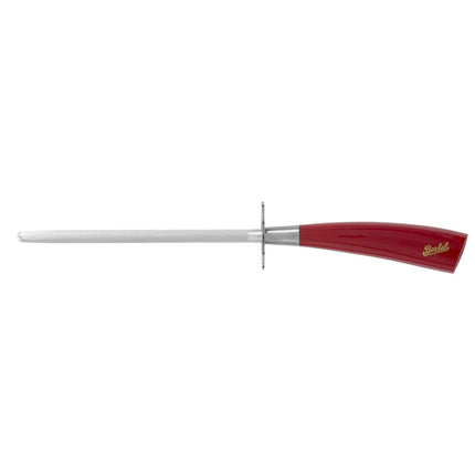 BERKEL | Elegance Sharpening Steel – 20 cm - Red Resin Handle
