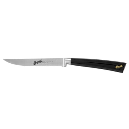BERKEL | Elegance Steak Knife – 11 cm - Gloss Black Resin Handle