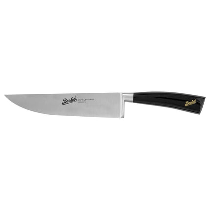BERKEL | Elegance Utility Kitchen Knife – 20 cm - Gloss Black Resin Handle