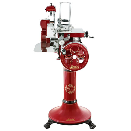 BERKEL | Tribute Flywheel Meat Slicer – Blade Ø300 mm - Red - Includes Stand