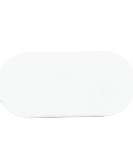 Biển Báo Bàn Trắng Cal-Mil 23401-15 11.4 cm x 5.1 cm, Kim Loại, Trắng