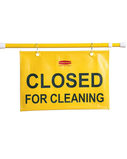 Biển Báo "Closed for Cleaning" Rubbermaid FG9S1500 YEL Màu Vàng