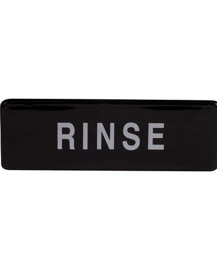 Biển Báo Tráng Rửa Winco SGN-327 - 7.6 x 22.9 cm, Màu Đen