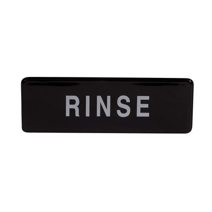 Biển Báo Tráng Rửa Winco SGN-327 - 7.6 x 22.9 cm, Màu Đen