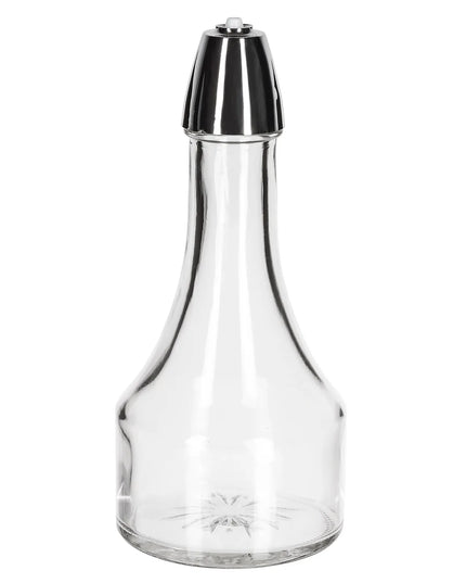 Bình Đựng Dầu Giấm Tablecraft 608 237 ml Nắp Chrome - Thủy Tinh, Trong Suốt
