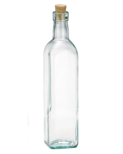 Bình Đựng Dầu Giấm Tablecraft 616 473 ml Nút Bần - Thủy Tinh, Xanh Lá Nhạt