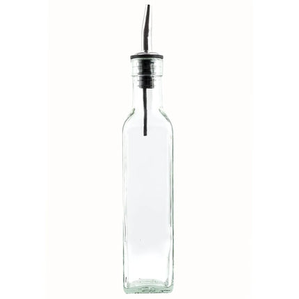 Bình Đựng Dầu Giấm Tablecraft 9085 251 ml Vòi Rót Inox - Thủy Tinh, Xanh Lá Nhạt