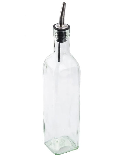 Bình Đựng Dầu Giấm Tablecraft 916 473 ml Vòi Rót Inox - Thủy Tinh, Xanh Lá Nhạt