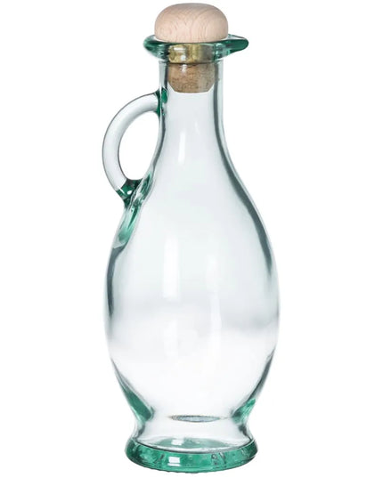 Bình Đựng Dầu Giấm Tablecraft H9220 237 ml Nút Bần - Thủy Tinh, Xanh Lá Nhạt