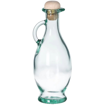 Bình Đựng Dầu Giấm Tablecraft H9220 237 ml Nút Bần - Thủy Tinh, Xanh Lá Nhạt