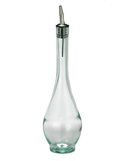 Bình Đựng Dầu Giấm Tablecraft H931 473 ml Vòi Rót Inox - Thủy Tinh, Xanh Lá Nhạt