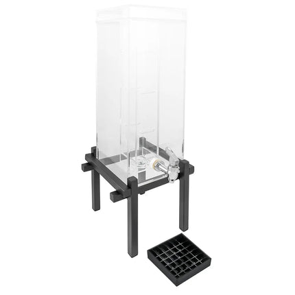 Bình Đựng Nước Cal-Mil 1132-3INF-13 11.4 lít Bình Nhựa, Đế Đen, Ống Lọc Trái Cây