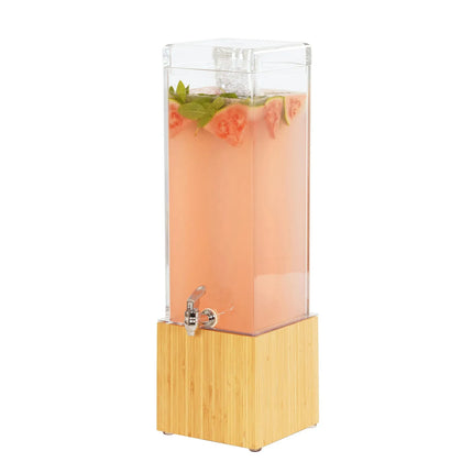 Bình Đựng Nước Cal-Mil 1527-3-60 11.4 lít Kèm Ống Đá - Thân Nhựa, Đế Tre