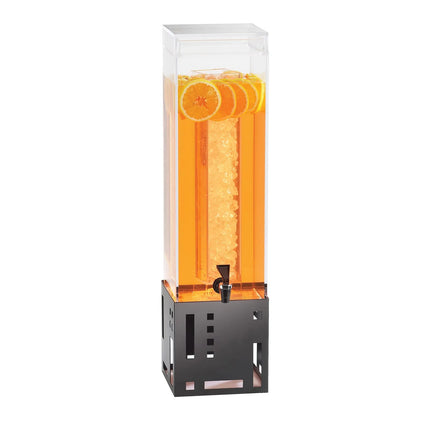 Bình Đựng Nước Cal-Mil 1602-3INF-13 11.4 lít Bình Nhựa, Đế Đen, Ống Lọc Trái Cây