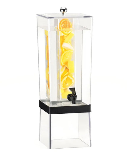 Bình Đựng Nước Cal-Mil 2016INF-13 11.4 lít Kèm Infuser - Thân Nhựa, Đế Trong Suốt/Đen
