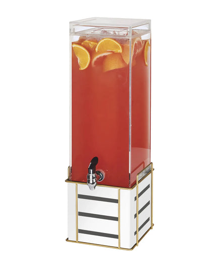 Bình Đựng Nước Cal-Mil 22090-3-15 11.4 lít Bình Acrylic, Đế Thép Trắng, Ngăn Đá