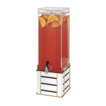 Bình Đựng Nước Cal-Mil 22090-3-15 11.4 lít Bình Acrylic, Đế Thép Trắng, Ngăn Đá