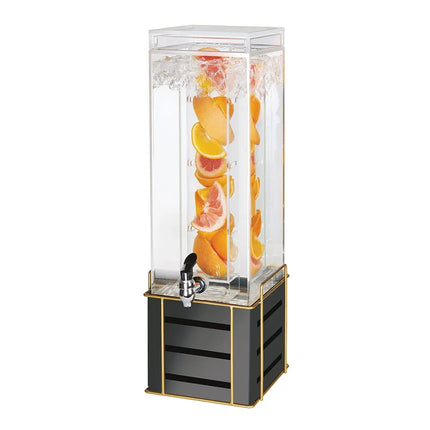 Bình Đựng Nước Cal-Mil 22090-3INF-90 11.4 lít Bình Nhựa, Đế Thép Đen, Ngăn Lọc Trái Cây