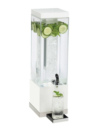 Bình Đựng Nước Cal-Mil 3002-3-55 11.4 lít Bình Nhựa, Đế Trắng/Inox, Ống Đá