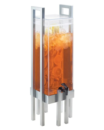 Bình Đựng Nước Cal-Mil 3302-3INF-74 11.4 lít Bình Nhựa, Đế Bạc, Ống Lọc Trái Cây