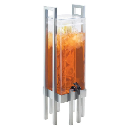 Bình Đựng Nước Cal-Mil 3302-3INF-74 11.4 lít Bình Nhựa, Đế Bạc, Ống Lọc Trái Cây