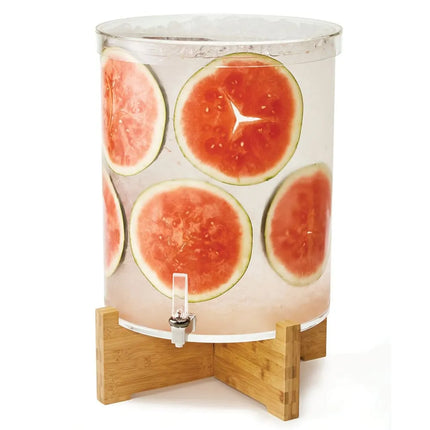 Bình Đựng Nước Rosseto LD178 53 lít - Thân Nhựa, Đế Tre