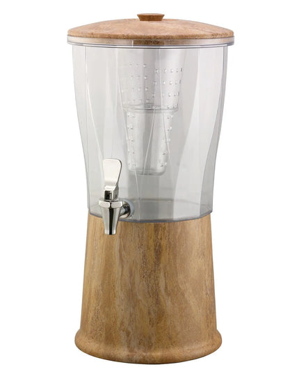 Bình Đựng Nước Service Ideas CBDRT3MBSS 11.4 lít Có Ống Lọc - Thân Nhựa, Đế Vân Đá Brown Marble