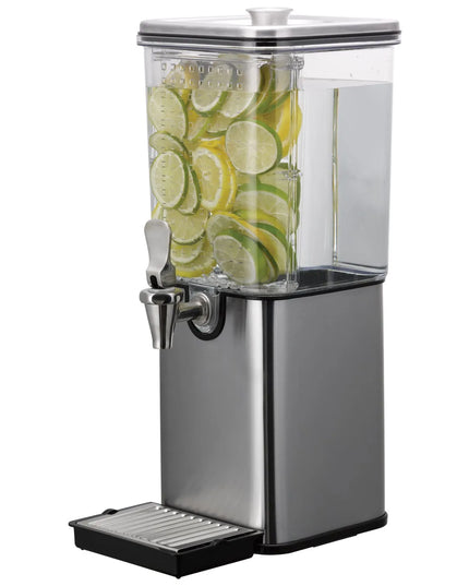 Bình Đựng Nước Service Ideas SCD15SS 5.7 lít Có Ống Lọc - Thân Nhựa, Đế Inox Bề Mặt Mờ
